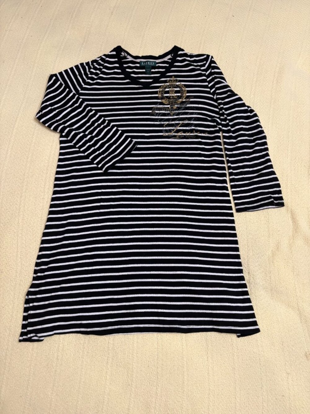 Ralph Lauren Striped Nightshirt Large